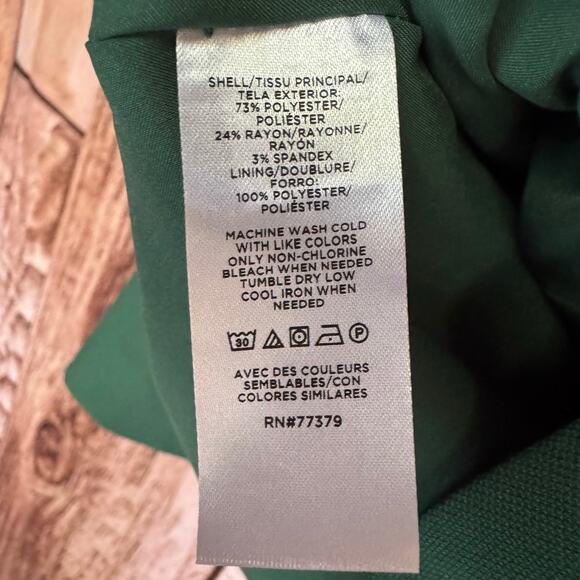 Ann Taylor Petite Blazer One Button Textured Drape Office Workwear Holiday 14P - Picture 8 of 9